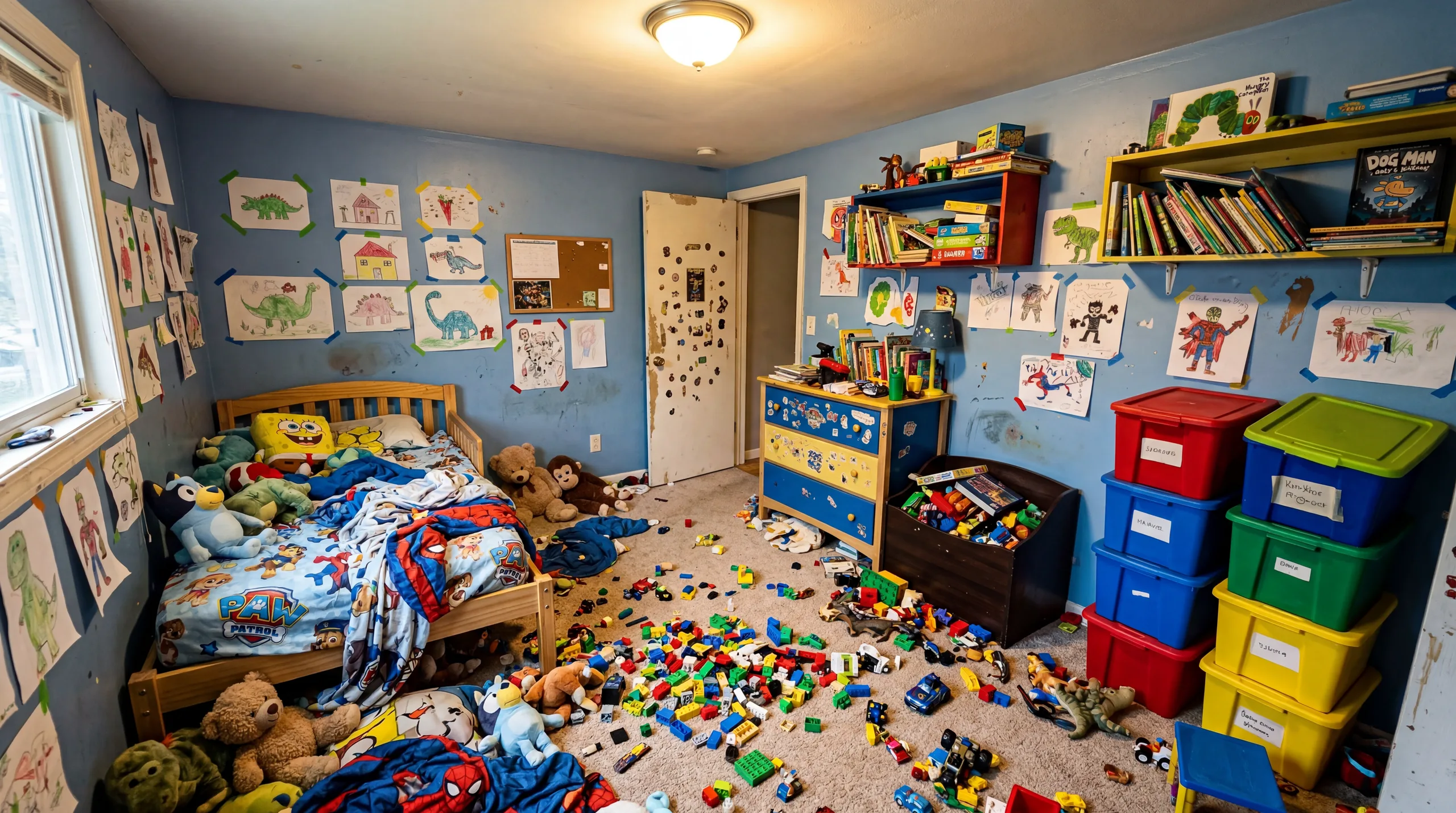 Kids Room Planning before AI planning